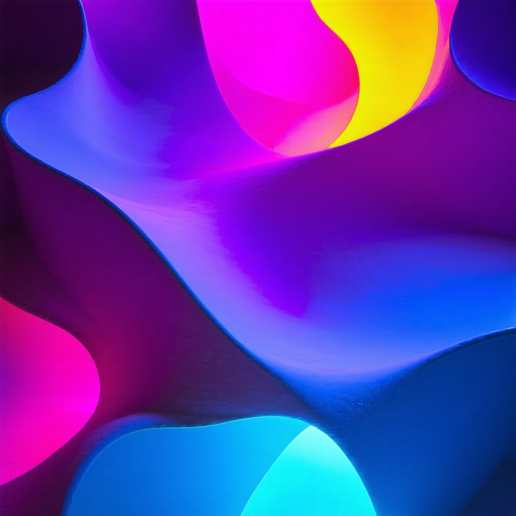The design features a series of fluid intertwining shapes that evoke a sense of movement and dynamism all rendered in our brands signature color palette These abstract forms seamlessly blend into one another creating a harmonious visual experience th