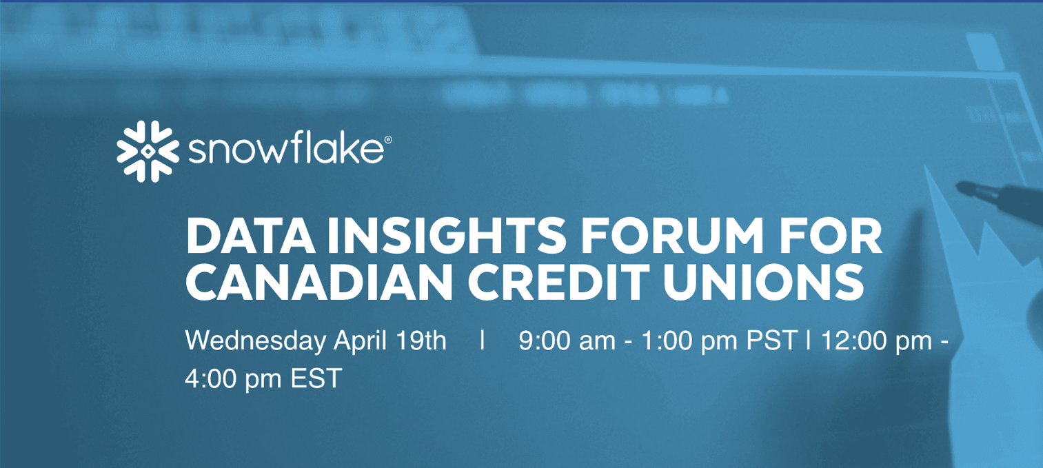 Data Insights Forum for Canadian Credit Unions