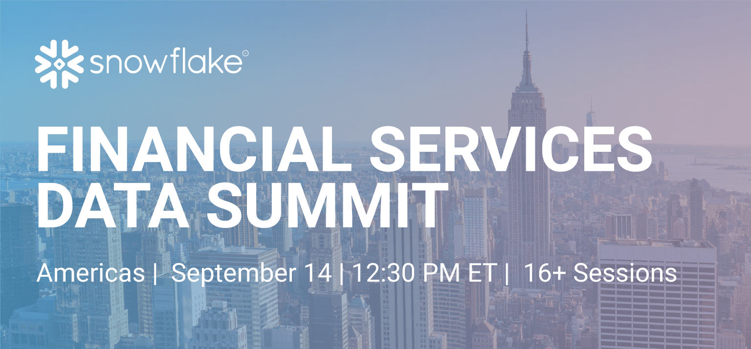 Snowflake Services Data Summit